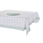 DKD Home Decor Set de 5 Manteles Vichy Sweet Verde en Algodón