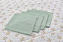 DKD Home Decor Mantel Vichy sweet Shabby Verde 250 x 150 cm Set de 9