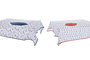 DKD Home Decor Set de 5 Manteles Costa Peces de Algodón, Surtido de 2