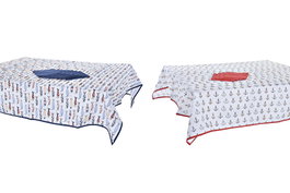 DKD Home Decor Set de 9 Manteles de Algodón Costa Peces 150x250x0,5 cm Surtido de 2