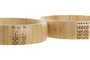 DKD Home Decor Africa gres Ensaladera Natural Bambú 20 x 5 x 20 cm (2 Unidades)