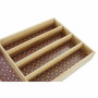 DKD Home Decor Cubertero de Bambú Africa Gres Surtido de 2