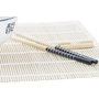 DKD Home Decor Sushi Set 16 de Gres y Bambú Blanco