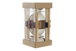 DKD Home Decor Set de 16 Piezas Sushi Oriental Gres y Bambú Azul Blanco Verde Naranja 14.5 x 14.5 x 31 cm