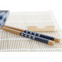 DKD Home Decor Sushi Set 16 Gres y Bambú Azul