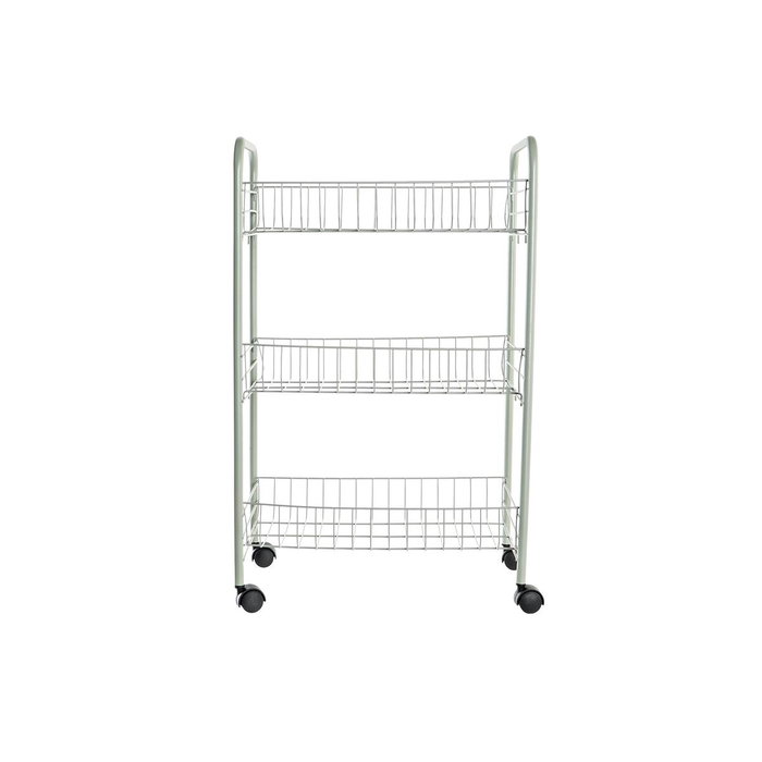 DKD Home Decor Frutero de Metal con 3 Cestas Verde Menta