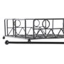 DKD Home Decor Servilletero de Metal Geométrico Negro