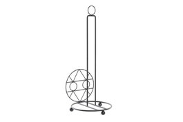 DKD Home Decor Portarrollos Metálico Geométrico Negro