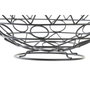 DKD Home Decor Frutero Metálico Geométrico Negro BLACK SUREWELL