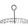 DKD Home Decor Frutero Metálico Geométrico Negro de 3 Pisos