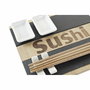 DKD Home Decor Set de Sushi de 7 Piezas en Bambú y Pizarra Natural