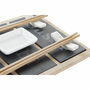 DKD Home Decor Sushi Set 7 Bambú y Pizarra Natural