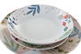 DKD Home Decor Vajilla Urban Multicolor 18 Piezas Porcelana Flores