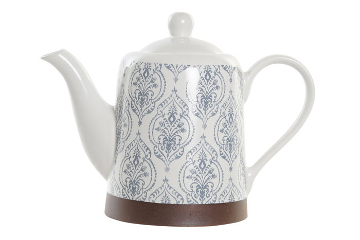 DKD Home Decor Tetera Estilo Arabe Azul Marron 12.5 x 16.5 x 24 cm DKD Home Decor Tetera Estilo Arabe Azul Marron 12.5 x 16.5 x 24 cm