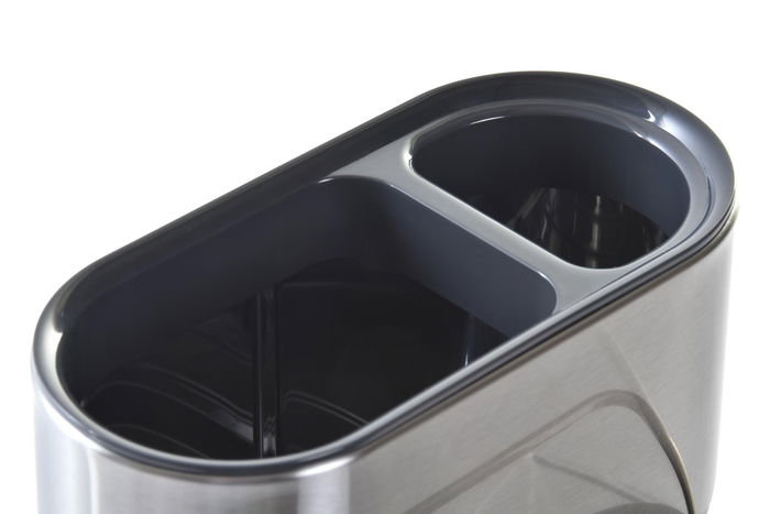 DKD Home Decor Organizador Plateado Negro ABS 18 x 12.3 x 12 cm