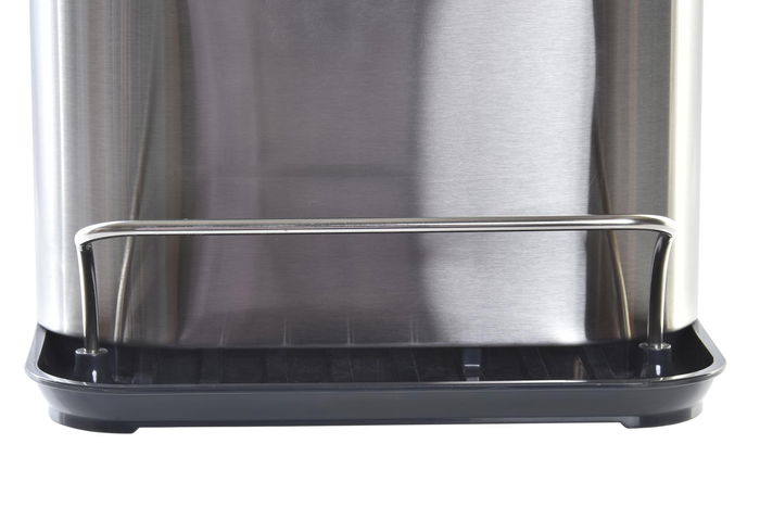 DKD Home Decor Organizador Plateado Negro ABS 18 x 12.3 x 12 cm