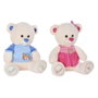 DKD Home Decor Peluche de Oso Colección Osito Boy/Girl Surtido de 2