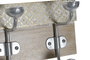 DKD Home Decor Perchero de Pared Vintage Natural Dorado Mango Metal 46 x 10 x 15 cm