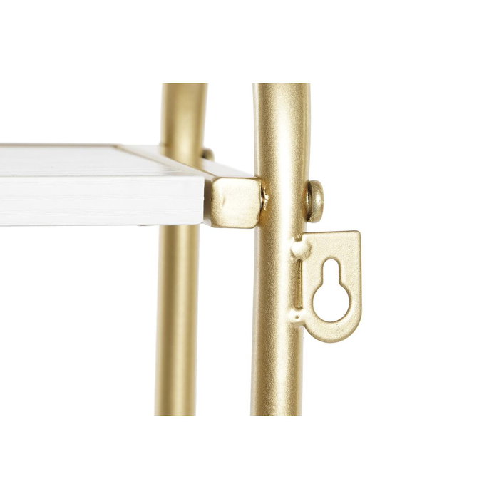 DKD Home Decor Perchero de Pared Metal y MDF Dorado