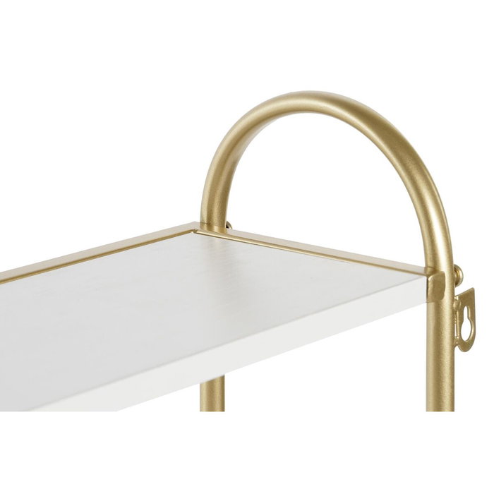 DKD Home Decor Perchero de Pared Metal y MDF Dorado