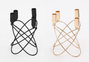 DKD Home Decor Candelabros de Metal Colección BALANCE Surtido de 2