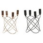 DKD Home Decor Candelabros de Metal Colección BALANCE Surtido de 2