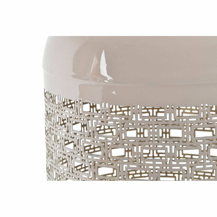 DKD Home Decor Portavelas de Aluminio Lacado DELHI CHIC, Surtido de 2 Colores (Rosa y Azul)
