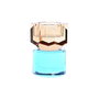 DKD Home Decor Portavelas de Cristal Bicolor 7x7x9 cm
