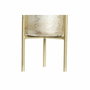 DKD Home Decor Portavelas de Cristal y Metal con Acabado Desgastado