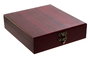 DKD Home Decor Set de 5 piezas Vino Winery, Inox y MDF, Marrón Oscuro y Plateado, 19 x 5 x 16.5 cm