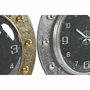 DKD Home Decor Set de 2 Relojes de Pared de Hierro y Cristal Surtidos