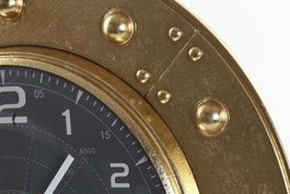 DKD Home Decor Reloj de Pared Dorado Plateado 48.5 x 48.5 x 6 cm (2 Unidades)