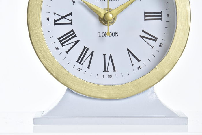 DKD Home Decor Reloj Sobremesa Negro Blanco Hierro Cristal 2 Unidades 6 x 13 x 12 cm DKD Home Decor Reloj Sobremesa Negro Blanco Hierro Cristal 2 Unidades 6 x 13 x 12 cm