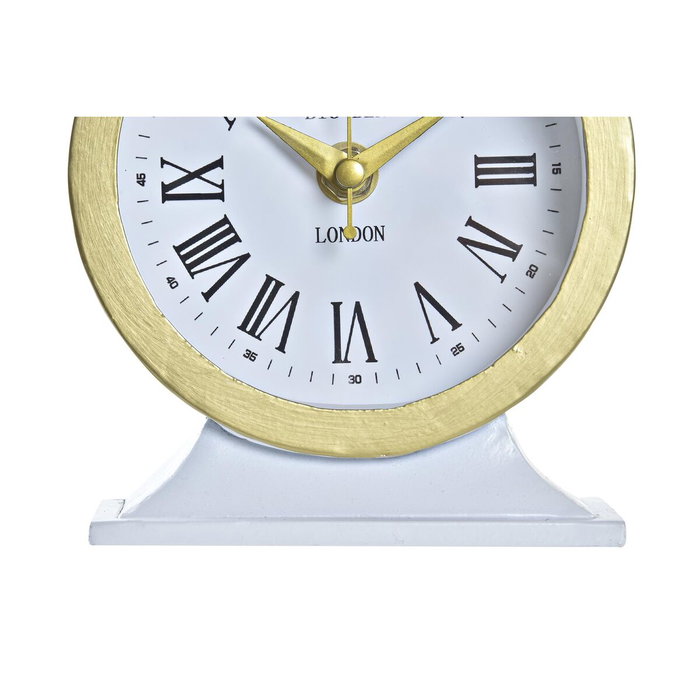 DKD Home Decor Reloj de Sobremesa de Hierro y Cristal, Surtido de 2 Unidades