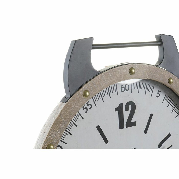 DKD Home Decor Reloj de Pared Hierro y MDF 52x60 Blanco