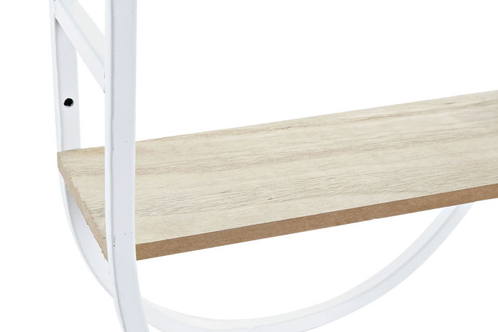 DKD Home Decor Reloj de Pared Scandi Blanco Natural 25.5 x 11.5 x 71 cm