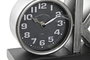 DKD Home Decor Reloj Sobremesa Negro Plateado 8 x 15 x 23 cm (2 Unidades)