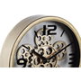DKD Home Decor Reloj de Sobremesa Dorado en Hierro y Cristal