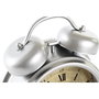 DKD Home Decor Reloj de Sobremesa de Hierro Plateado