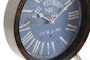 DKD Home Decor Reloj Sobremesa Vintage Azul Negro 5 x 24 x 20.5 cm (2 Unidades)