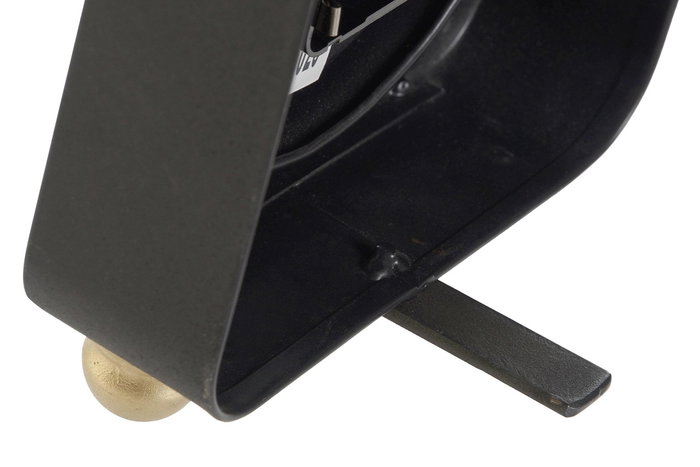 DKD Home Decor Reloj Sobremesa Loft Negro Plateado Metal PVC (2 Unidades) 5 x 21 x 14.5 cm