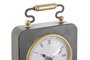DKD Home Decor Reloj de Sobremesa Metal y PVC Dorado Surtido de 2 Unidades