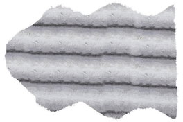 DKD Home Decor Alfombra de Acrílico Salvaje 60x90x2 cm Gris Claro y Blanco
