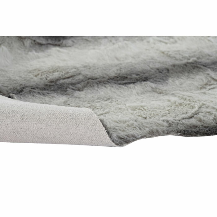 DKD Home Decor Alfombra de Acrílico Salvaje 60x90x2 cm Gris Claro y Blanco DKD Home Decor Alfombra de Acrílico Salvaje 60x90x2 cm Gris Claro y Blanco