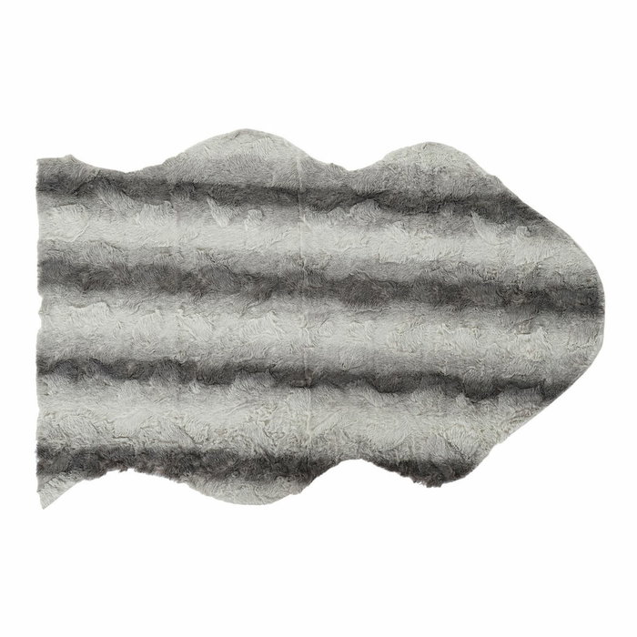 DKD Home Decor Alfombra de Acrílico Salvaje 60x90x2 cm Gris Claro y Blanco DKD Home Decor Alfombra de Acrílico Salvaje 60x90x2 cm Gris Claro y Blanco