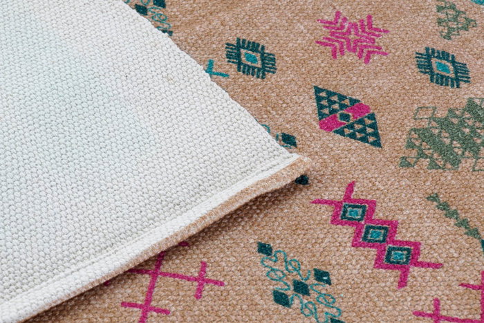 DKD Home Decor Alfombra Boho Blanco 230 x 0.4 x 160 cm (2 Unidades)