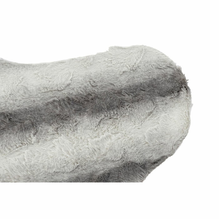 DKD Home Decor Alfombra de Poliéster Gris 160x150x2 cm