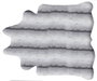 DKD Home Decor Alfombra de Poliéster Gris 160x150x2 cm
