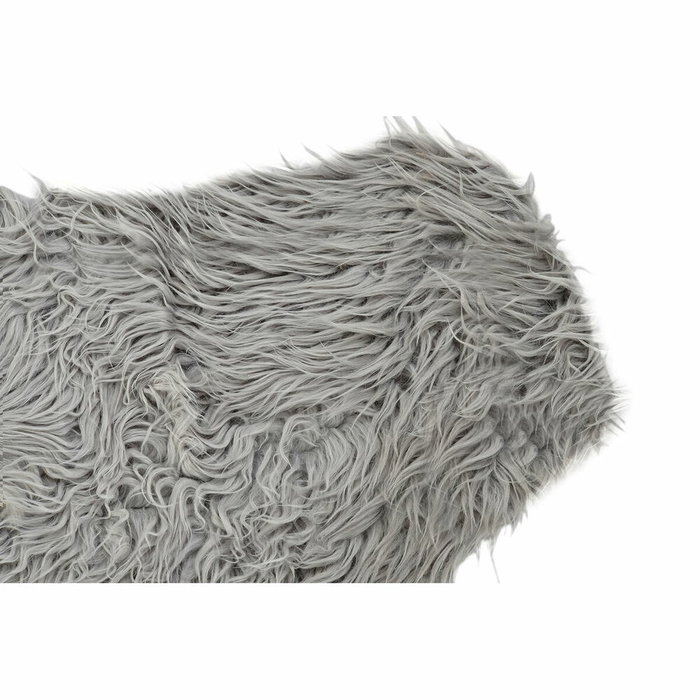 DKD Home Decor Alfombra de Pelo Gris 160x150x2 cm DKD Home Decor Alfombra de Pelo Gris 160x150x2 cm