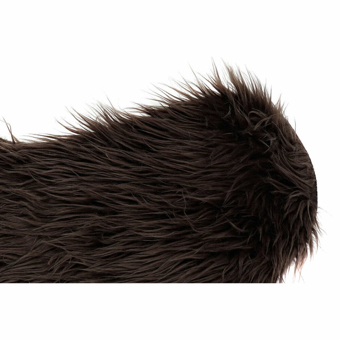 DKD Home Decor Alfombra de Pelo Marrón 160x150x2 cm